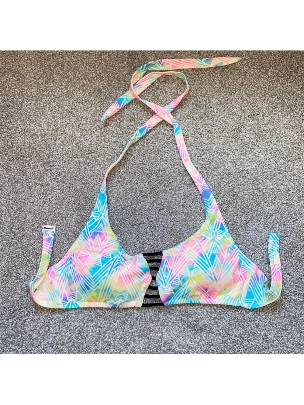 VICTORIA SECRET Pattern Halter Swim Top